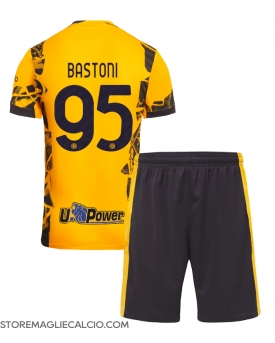 Inter Milan Alessandro Bastoni #95 Maglia Gara Terza Repliche 2024-25 Bambino